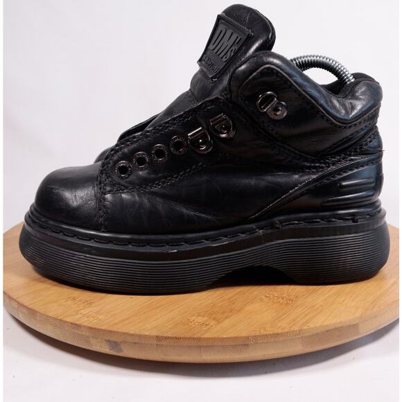 Dr Martin Combat Ankle Boot Walking Shoes Women 6 Black - Picture 1 of 15